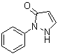 1,2-Dihydro-2-phenyl-3H-pyrazol-3-one molecular structure (CAS 7456-81-7)