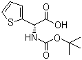 structure of CAS# 74562-03-1, Boc-(R)-2-Thienylglycine