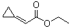 Cyclopropylideneacetic acid ethyl ester molecular structure (CAS 74592-36-2)