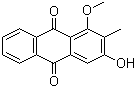 structure of CAS# 7460-43-7, Rubiadin 1-methyl ether