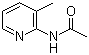 structure of CAS# 7463-30-1, 2-Acetamido-3-picoline