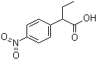structure of CAS# 7463-53-8, 2-(4-Nitrophenyl)butyric acid
