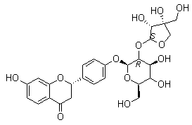 CAS 登录号：74639-14-8, 芹糖甘草苷