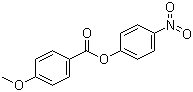 structure of CAS# 7464-46-2, 4-Nitrophenyl 4-methoxybenzoate