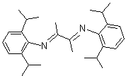 2,3-双(2,6-二异丙基苯基亚氨基)丁烷分子结构 (CAS 74663-77-7)