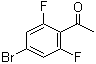 structure of CAS# 746630-34-2, 1-(4-Bromo-2,6-difluorophenyl)ethanone