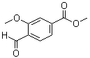 structure of CAS# 74733-24-7, Methyl 4-formyl-3-methoxybenzoate