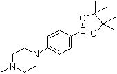 structure of CAS# 747413-21-4, 4-(4-Methyl-1-piperazinyl)benzeneboronic acid pinacol ester
