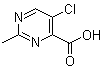 5-Chloro-2-methylpyrimidine-4-carboxylic acid molecular structure (CAS 74840-47-4)