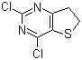2,4-Dichloro-6,7-dihydrothieno[3,2-d]pyrimidine molecular structure (CAS 74901-69-2)