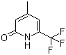 structure of CAS# 749256-84-6, 4-Methyl-6-(trifluoromethyl)pyridin-2(1H)-one