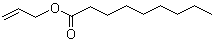 Allyl nonanoate molecular structure (CAS 7493-72-3)