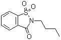structure of CAS# 7499-96-9, 2-Butyl-1,2-benzisothiazol-3(2H)-one 1,1-dioxide