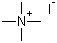 Tetramethylammonium iodide molecular structure (CAS 75-58-1)