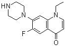 CAS 登录号：75001-82-0, 1-乙基-6-氟-7-(1-哌嗪基)-4(1H)-喹啉酮