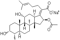 structure of CAS# 751-94-0, Sodium fusidate