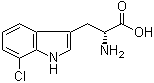 structure of CAS# 75102-74-8, 7-氯-D-色氨酸