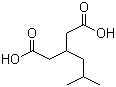structure of CAS# 75143-89-4, 3-异丁基戊二酸