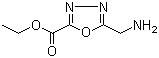 structure of CAS# 751479-66-0, 5-(Aminomethyl)-1,3,4-oxadiazole-2-carboxylic acid ethyl ester