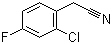 structure of CAS# 75279-56-0, 2-Chloro-4-fluorophenylacetonitrile