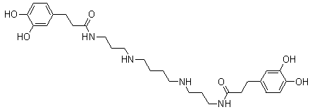 structure of CAS# 75288-96-9, Kukoamine A