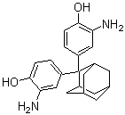 2,2-Bis(3-amino-4-hydroxyphenyl)adamantane molecular structure (CAS 753023-32-4)