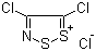 structure of CAS# 75318-43-3, 4,5-Dichloro-1,2,3-dithiazolium chloride