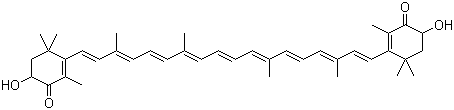 structure of CAS# 7542-45-2, Astaxanthin