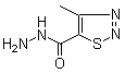 structure of CAS# 75423-15-3, 4-甲基-1,2,3-噻二唑-5-甲酰肼