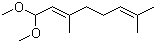 1,1-Dimethoxy-3,7-dimethylocta-2,6-diene molecular structure (CAS 7549-37-3)