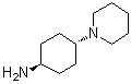 CAS # 755039-84-0, trans-4-(Piperidin-1-yl)cyclohexanamine, trans-4-(1-Piperidinyl)cyclohexanamine, trans-1-Amino-4-piperidinocyclohexane