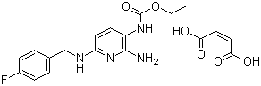 structure of CAS# 75507-68-5, Flupirtine maleate