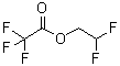 2,2-Difluoroethyl trifluoroacetate molecular structure (CAS 7556-84-5)