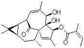 CAS 登录号：75567-38-3, 20-脱氧巨大戟醇 3-当归酸酯