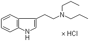 structure of CAS# 7558-73-8, N,N-Dipropyltryptamine hydrochloride