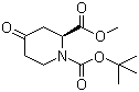 (2S)-1-tert-Butyl 2-methyl 4-oxopiperidine-1,2-dicarboxylate molecular structure (CAS 756486-14-3)