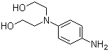 structure of CAS# 7575-35-1, 2,2'-(4-Aminophenylimino)diethanol