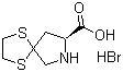 CAS # 75776-79-3, 1,4-Dithia-7-azaspiro[4,4]nonane-8-carboxylic acid hydrobromide