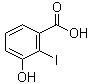 3-羟基-2-碘苯甲酸分子结构 (CAS 75821-44-2)