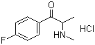 4-氟麻黄素盐酸盐分子结构 (CAS 7589-35-7)