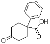 structure of CAS# 75945-91-4, 1-Phenyl-4-oxocyclohexanecarboxylic acid