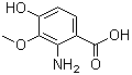 CAS 登录号：7595-98-4, 2-氨基-4-羟基-3-甲氧基苯甲酸