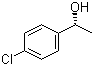 (R)-1-(4-氯苯基)乙醇分子结构 (CAS 75968-40-0)
