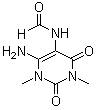 1,3-二甲基-6-氨基-5-(甲酰氨基)尿嘧啶分子结构 (CAS 7597-60-6)