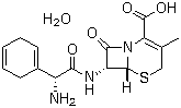 structure of CAS# 75975-70-1, Cephradine monohydrate