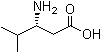 structure of CAS# 75992-50-6, (R)-3-Amino-4-methylpentanoic acid