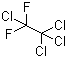 structure of CAS# 76-11-9, 1,1,1,2-Tetrachloro-2,2-difluoroethane