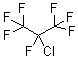 2-氯七氟丙烷分子结构 (CAS 76-18-6)