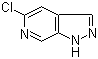 5-氯-1H-吡唑并[3,4-c]吡啶分子结构 (CAS 76006-08-1)