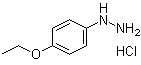 (4-乙氧基苯基)肼单盐酸盐分子结构 (CAS 76014-10-3)